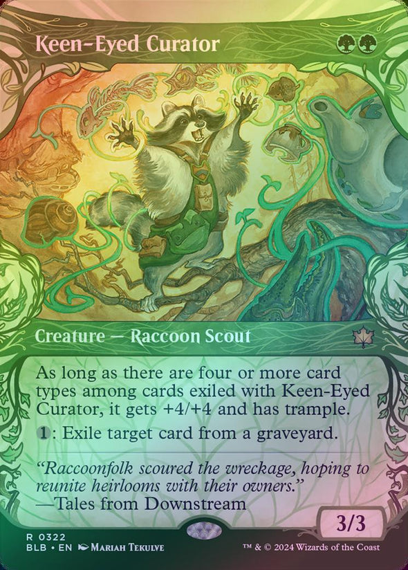 Keen-Eyed Curator - Woodland Showcase (Foil) (BLB)