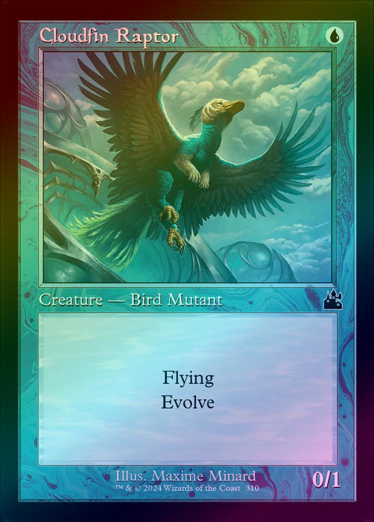 Cloudfin 401 Games Canada - Cloudfin Raptor - Retro Frame (Foil) (RVR)