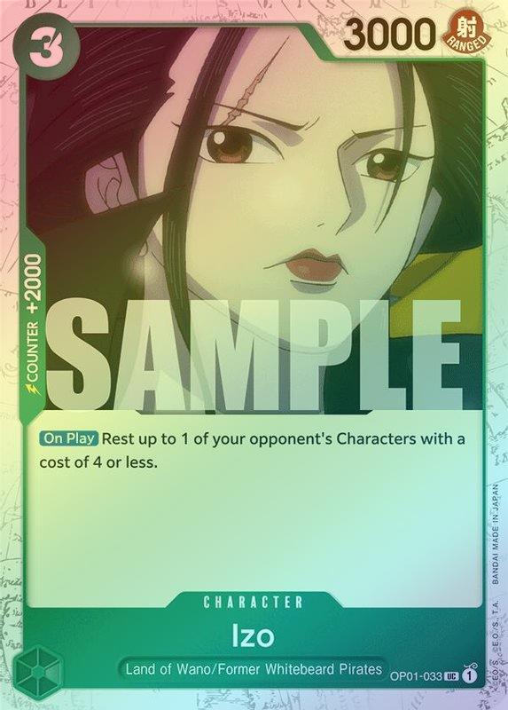 Izo (OP01-033) (Jolly Roger Foil) - OP01-033 - Uncommon