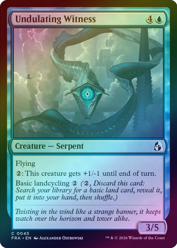 Undulating Witness (Foil) (FRA)