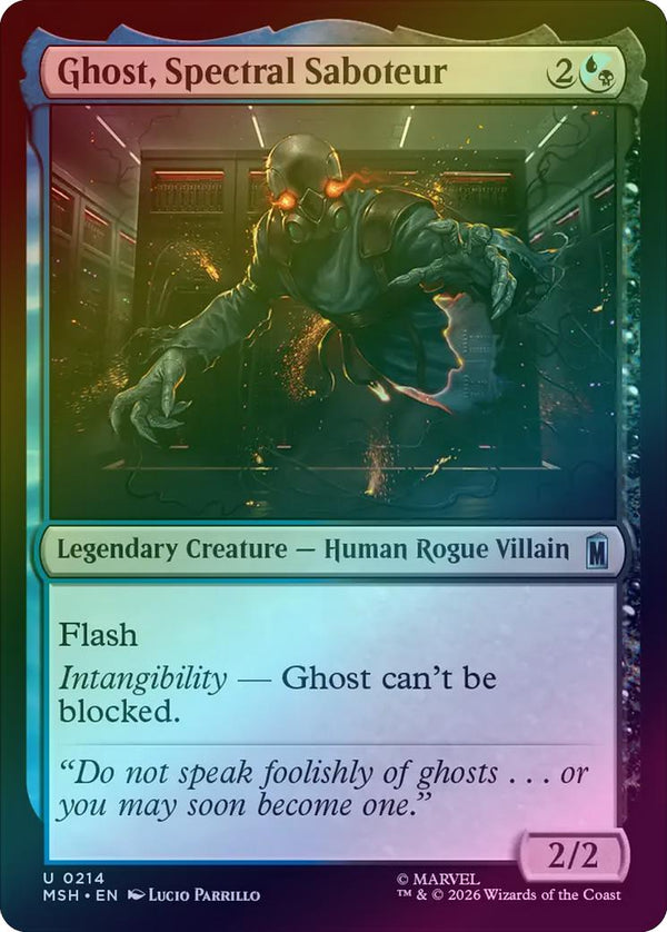 Ghost, Spectral Saboteur (Foil) (MSH) (Pre-Order)
