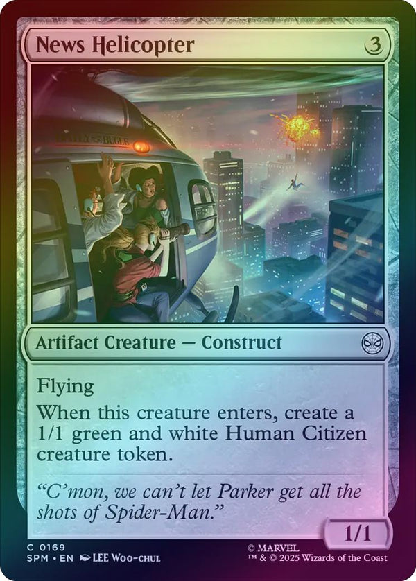 News Helicopter (Foil) (SPM)
