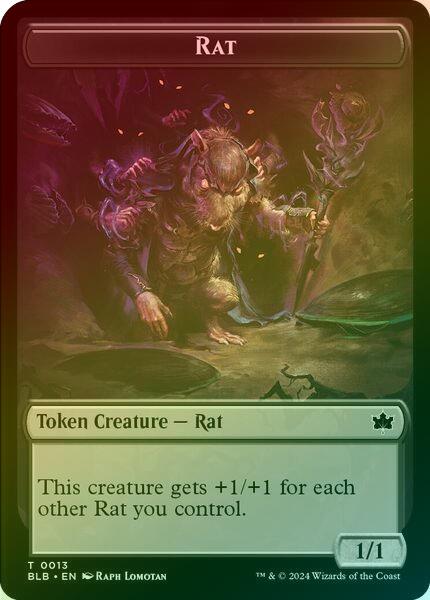 Rat // Splash Lasher Token (Foil) (TBLB)