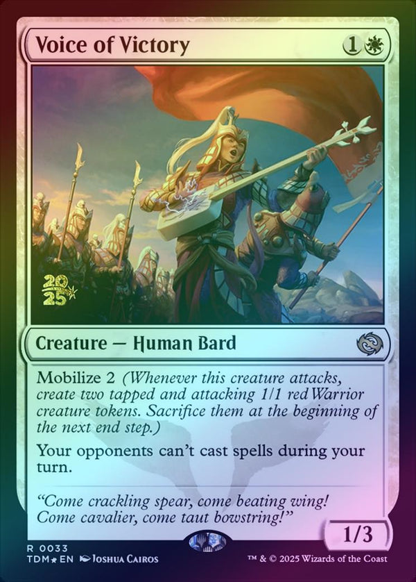 Voice of Victory - Prerelease Promo (Foil) (PTDM)