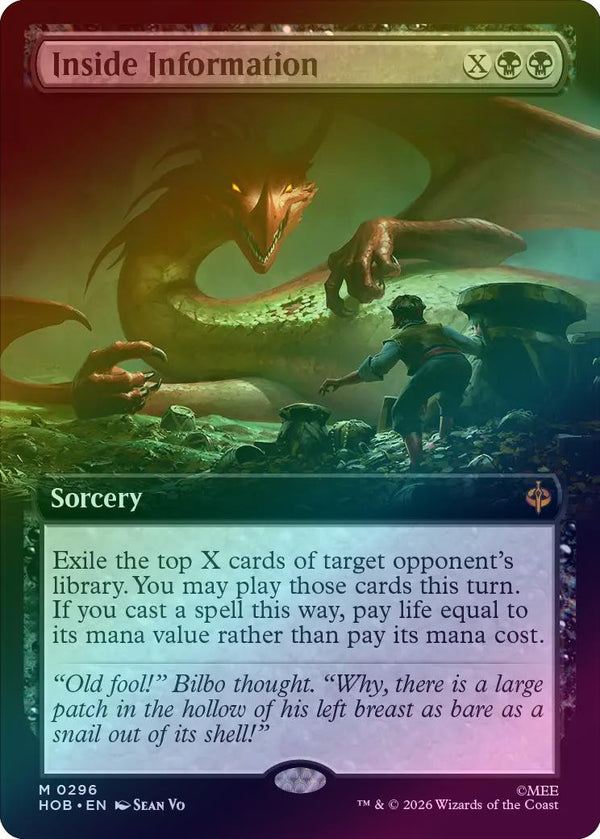 Inside Information - Extended Art (Foil) (HOB) (Pre-Order)