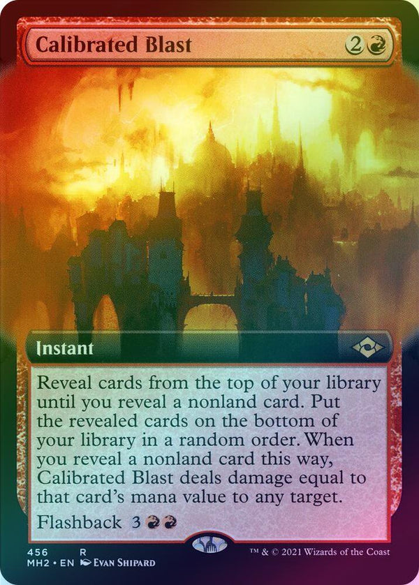 Calibrated Blast - Extended Art (Foil) (MH2)
