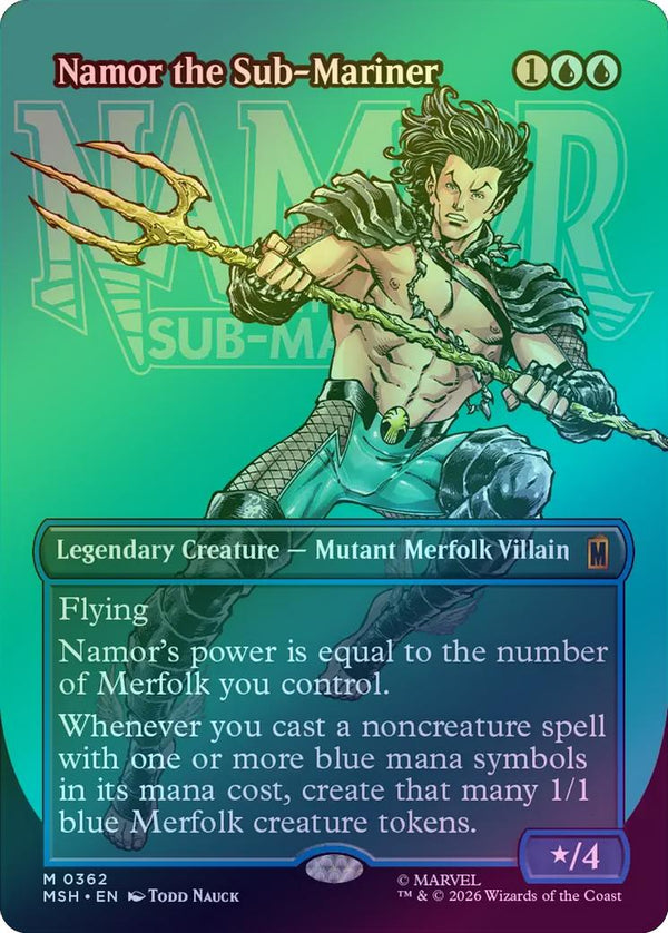 Namor the Sub-Mariner - Logo Showcase (Foil) (MSH) (Pre-Order)