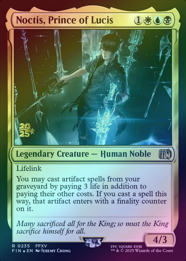 Noctis, Prince of Lucis - Prerelease Promo (Foil) (PFIN)