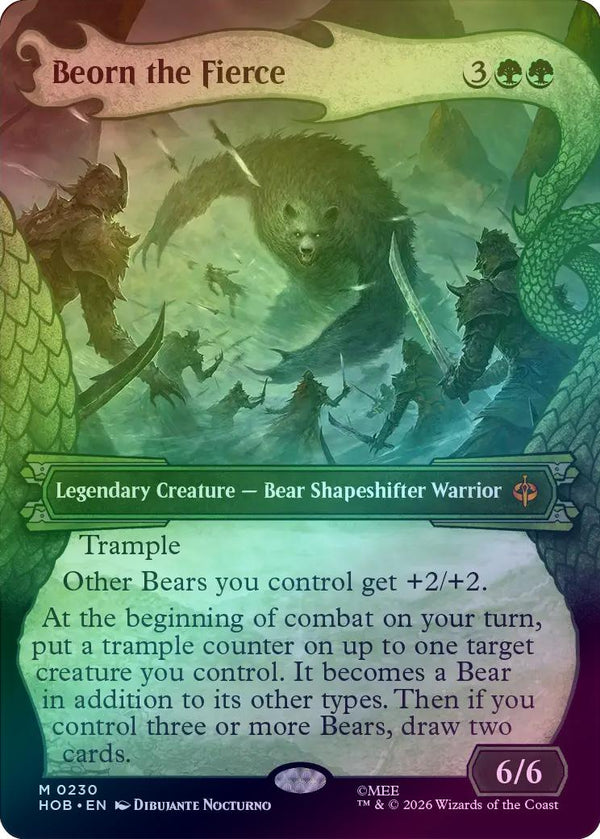 Beorn the Fierce - Dragon Hoard Frame (Foil) (HOB) (Pre-Order)