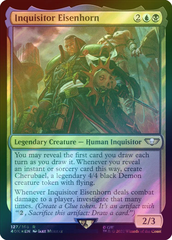 Inquisitor Eisenhorn (Surge Foil) (40K)