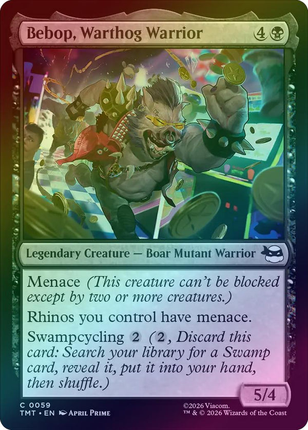 Bebop, Warthog Warrior (Foil) (TMT)
