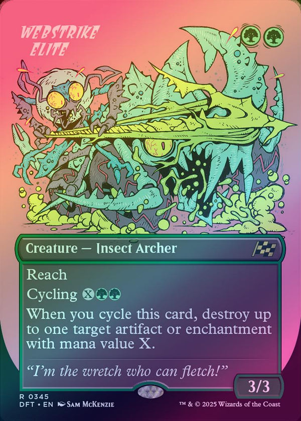 Webstrike Elite - Borderless Rude Rider (Foil) (DFT)