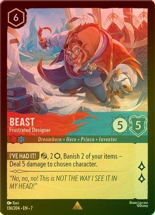 Beast (Frustrated Designer) - 136/204 - Rare (Foil)