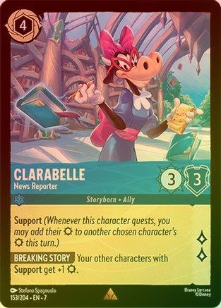 Clarabelle (News Reporter) - 153/204 - Rare (Foil)