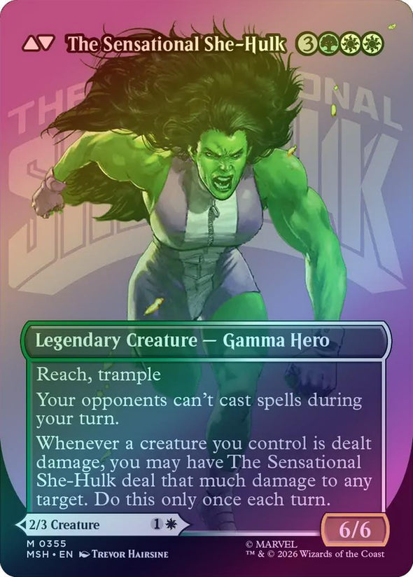 Jennifer Walters // The Sensational She-Hulk - Logo Showcase (Foil) (MSH) (Pre-Order)