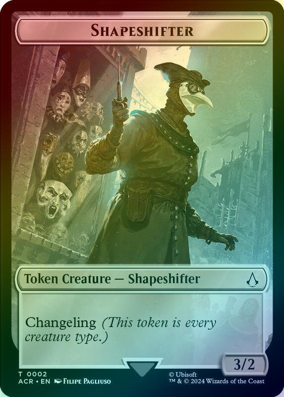 Assassin // Shapeshifter Token (Foil) (TACR)