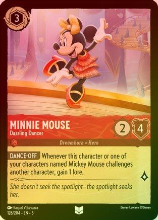 Minnie Mouse (Dazzling Dancer) - 126/204 - Uncommon (Foil)