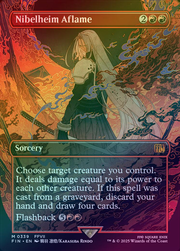 Nibelheim Aflame - Borderless (Foil) (FIN)