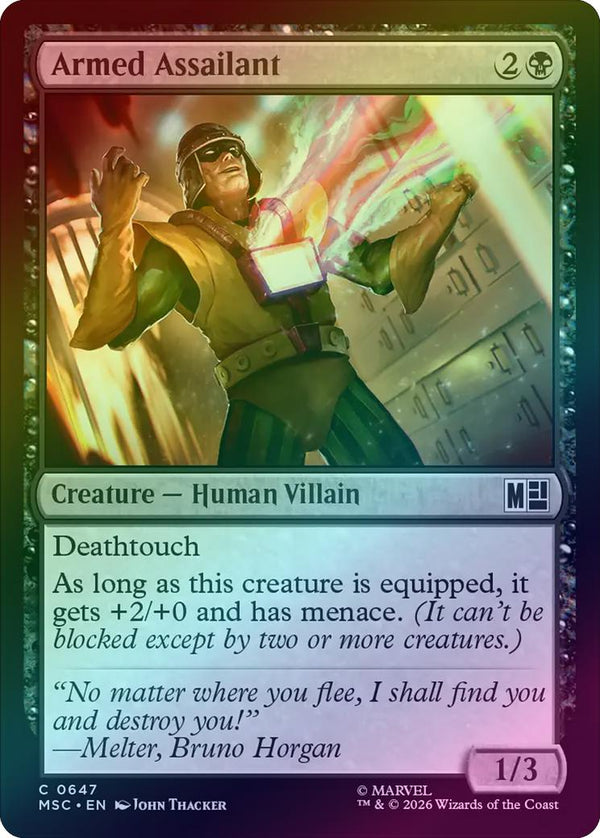 Armed Assailant (Foil) (MSC)