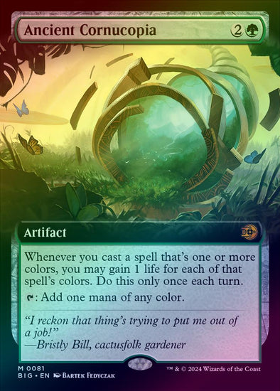 Ancient Cornucopia - Extended Art (Foil) (BIG)