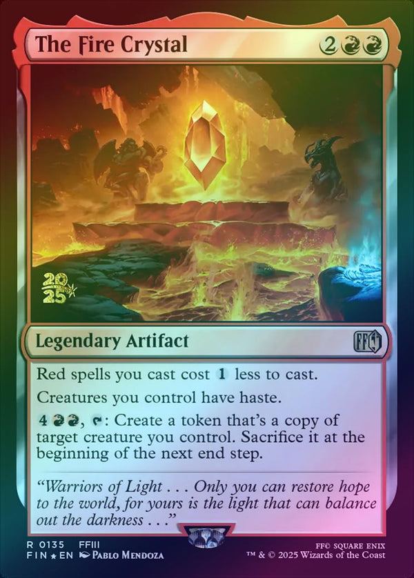 The Fire Crystal - Prerelease Promo (Foil) (PFIN)
