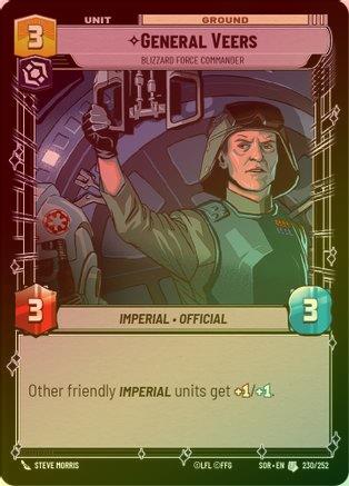 General Veers - Blizzard Force Commander - 230/252 - Uncommon (Foil)