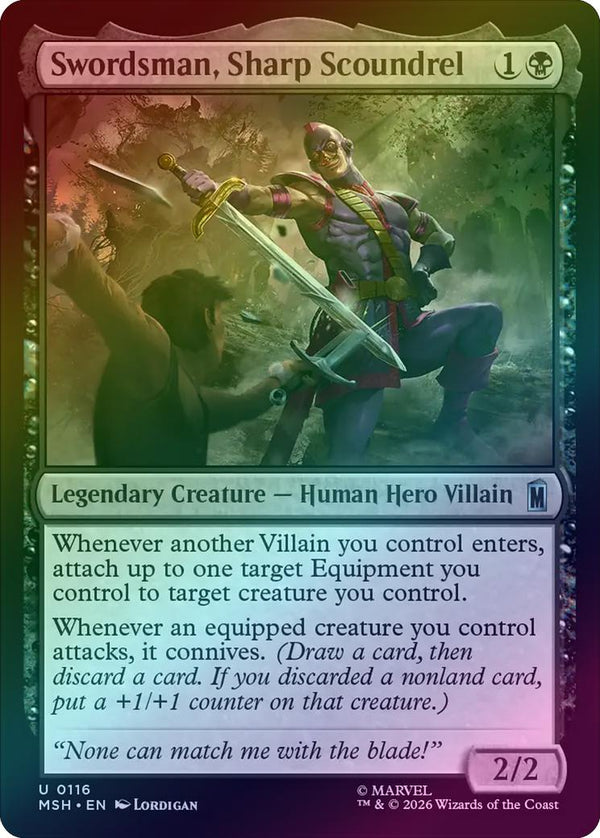 Swordsman, Sharp Scoundrel (Foil) (MSH) (Pre-Order)