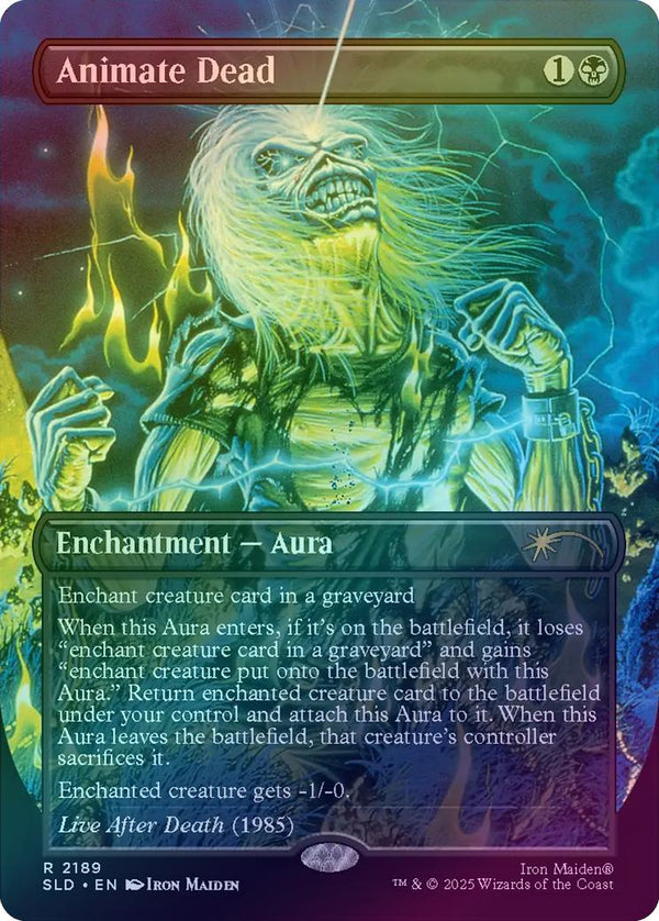 Animate Dead - IRON MAIDEN: Album Art (Rainbow Foil) (SLD)