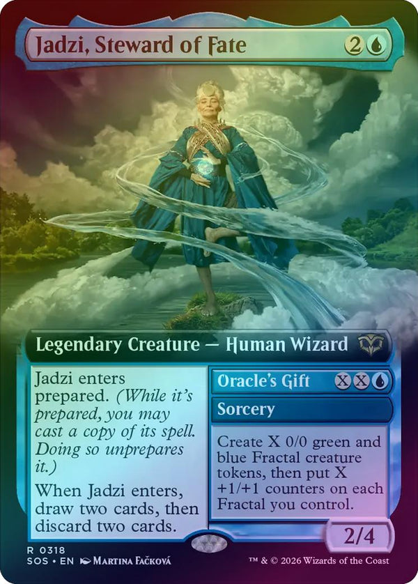 Jadzi, Steward of Fate // Oracle's Gift - Extended Art (Foil) (SOS)