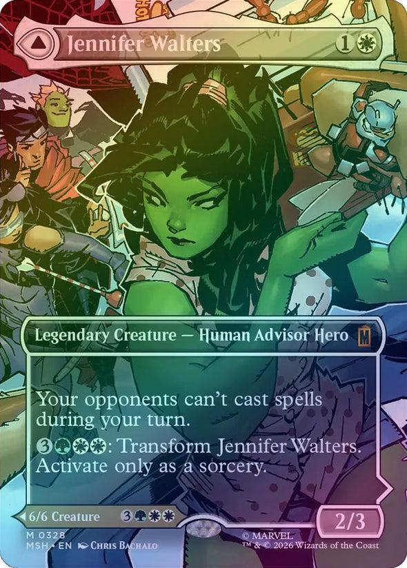 Jennifer Walters // The Sensational She-Hulk - Borderless Scene (Foil) (MSH) (Pre-Order)