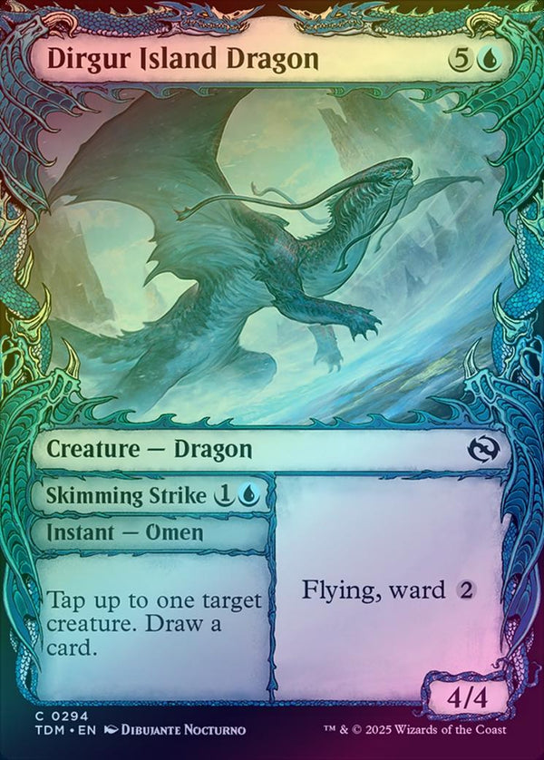 Dirgur Island Dragon // Skimming Strike - Draconic Showcase (Foil) (TDM)