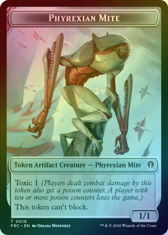 Citizen // Phyrexian Mite Token (Foil) (TFRC)