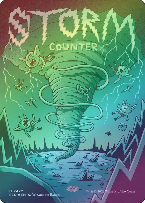 Storm Counter - Goblin Storm (Foil) (SLD)