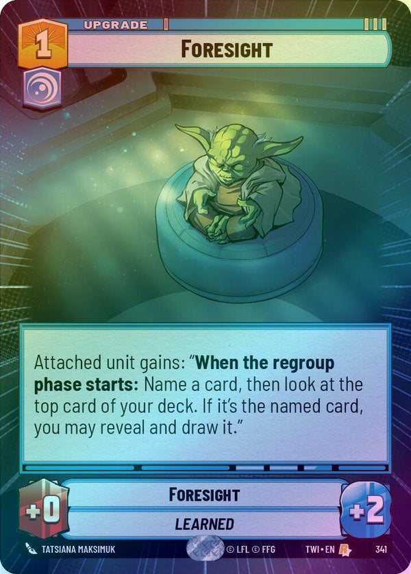 Foresight (Hyperspace) - 341 - Rare (Foil)