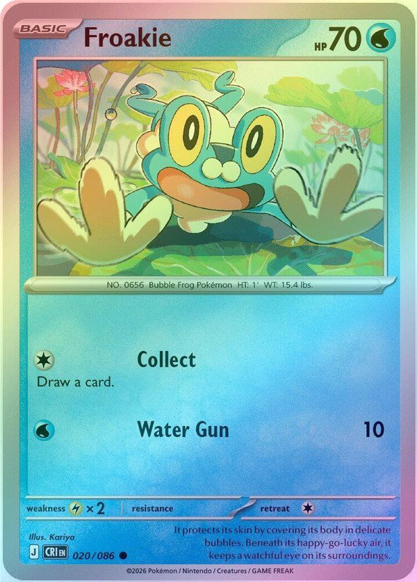 Froakie - 020/086 - Common - Reverse Holo