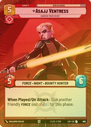 Asajj Ventress - Harden Your Heart (Hyperspace) - 905 - Uncommon (Foil)