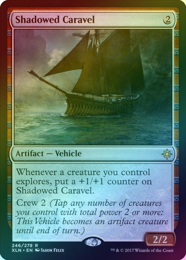 Shadowed Caravel (Foil) (XLN)