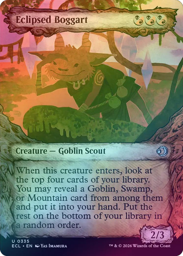 Eclipsed Boggart - Fable Frame Showcase (Foil) (ECL)