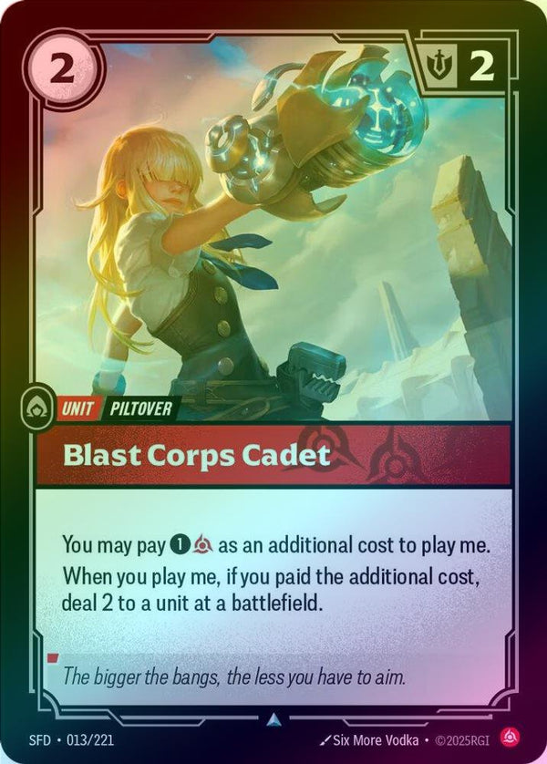 Blast Corps Cadet - 013/221 - Uncommon (Foil)