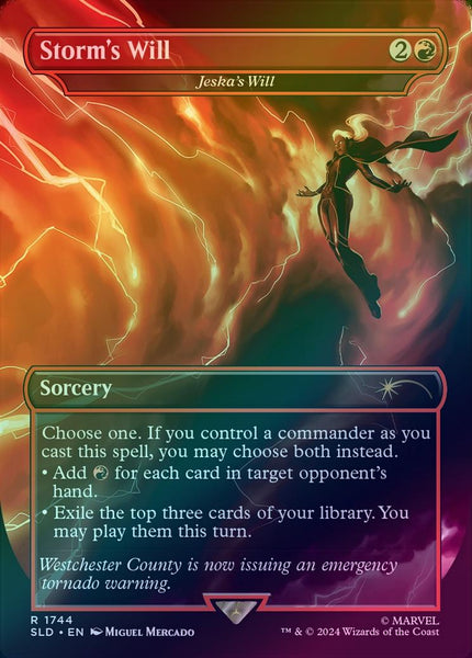 MTG Storm's will ジェスカの意志 foil MARVEL MTG Storm's will ジェスカの意志 foil MARVEL MTG✨STORM'S WILL