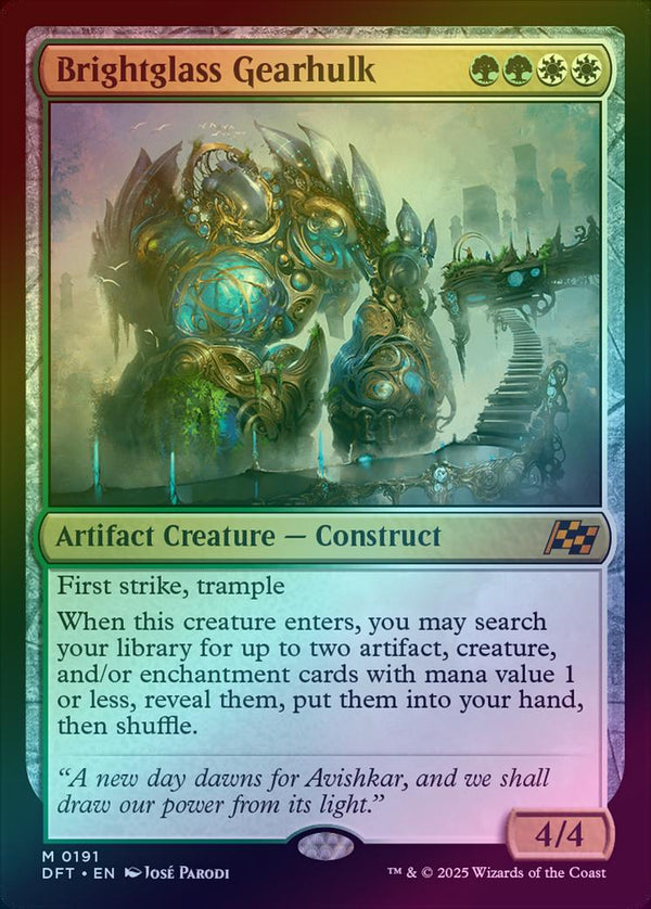 Brightglass Gearhulk (Foil) (DFT)