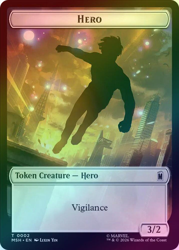Hero // Robot Villain Token (Foil) (TMSH)