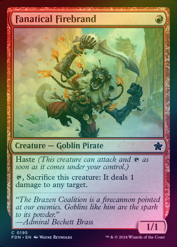 Fanatical Firebrand (Foil) (FDN)