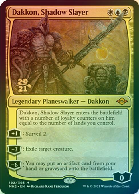 Dakkon, Shadow Slayer - Prerelease Promo (Foil) (PMH2)