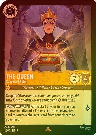 The Queen (Conceited Ruler) - 1/204 - Rare (Foil)