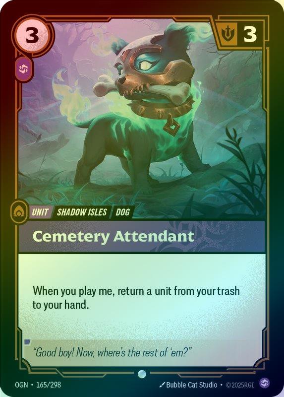Cemetery Attendant - 165/298 - Common (Foil)