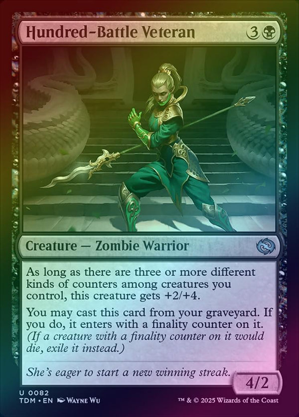 Hundred-Battle Veteran (Foil) (TDM)