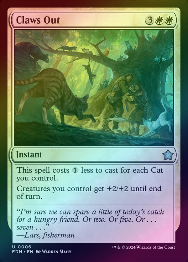 Claws Out (Foil) (FDN)