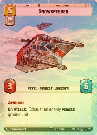 Snowspeeder (Hyperspace) - 502 - Common (Foil)