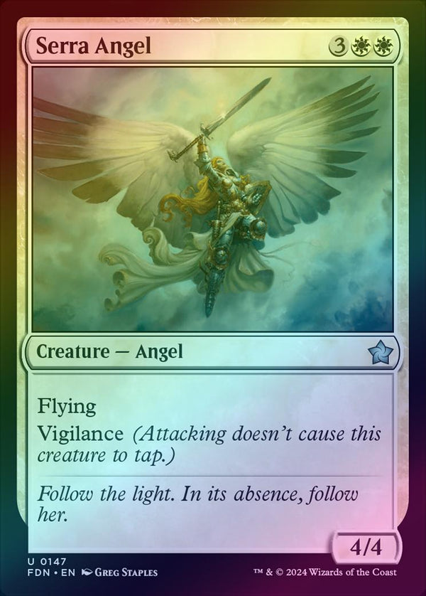 Serra Angel (Foil) (FDN)